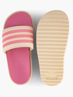 Beige Adilette Platform