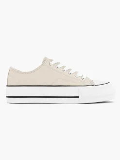Beige Canvas Sneaker