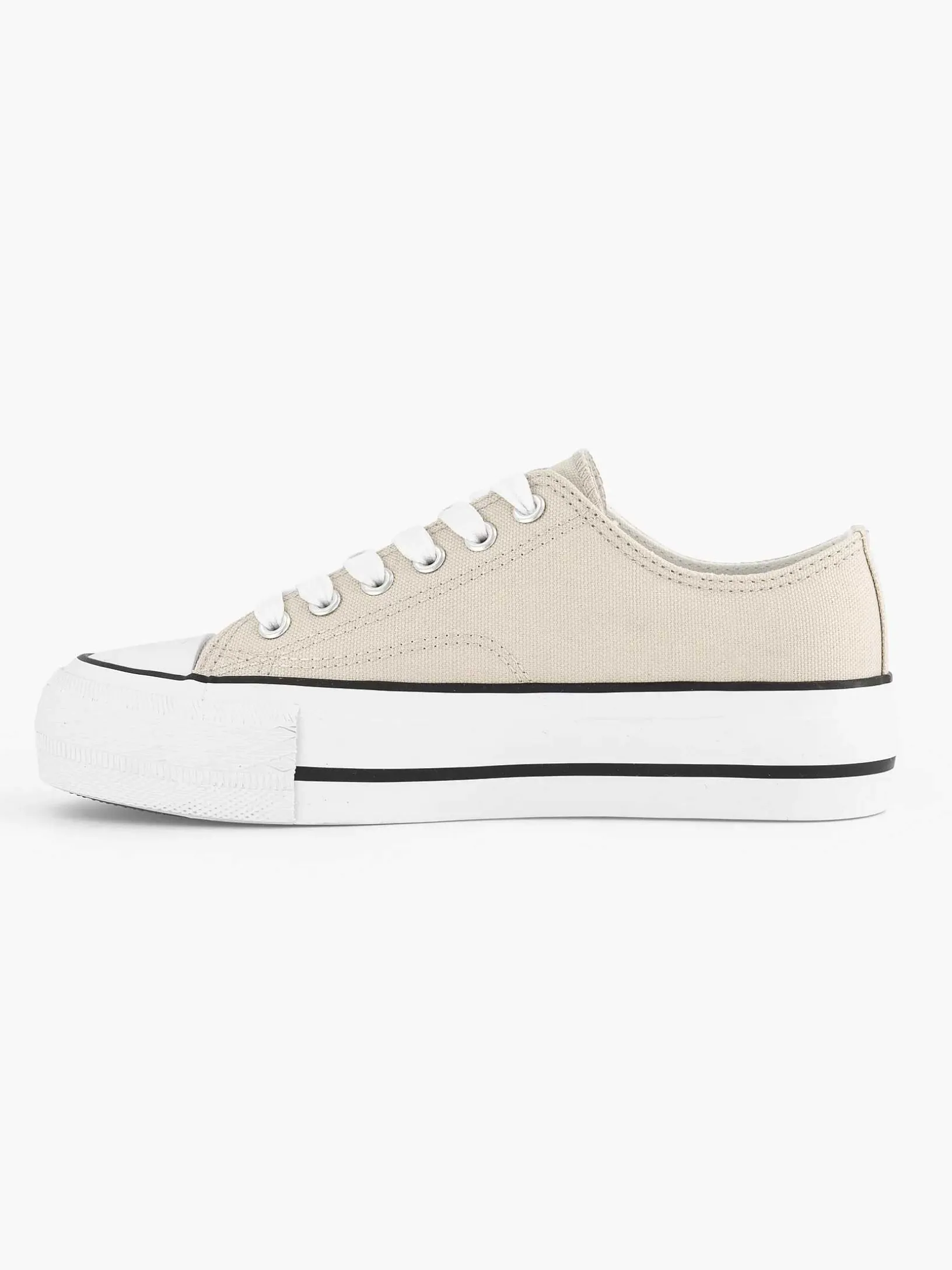 Beige Canvas Sneaker