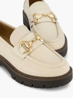 Beige Chunky Loafer Decorative Necklace