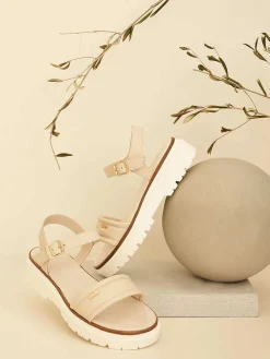 Beige Chunky Sandal