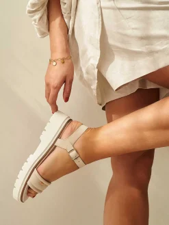 Beige Chunky Sandal