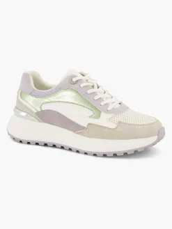 Beige Chunky Sneaker Glitter