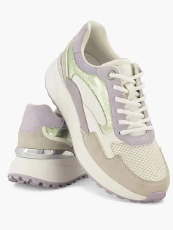 Beige Chunky Sneaker Glitter