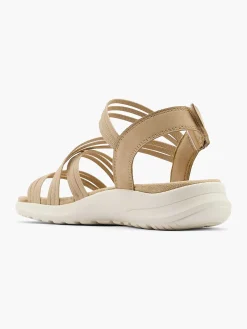 Beige Comfort Sandal