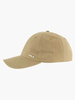 Beige Fila Metal Charm Cap