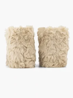 Beige High Slipper Plush