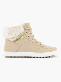 Beige High Sneaker