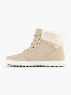 Beige High Sneaker