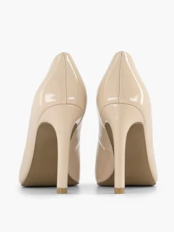 Beige Lacquer Pump
