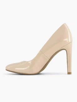 Beige Lacquer Pump