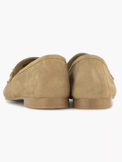 Beige Leather Loafer