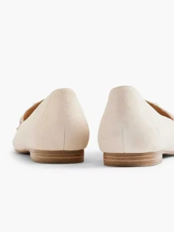 Beige Leather Loafer Decorative Necklace