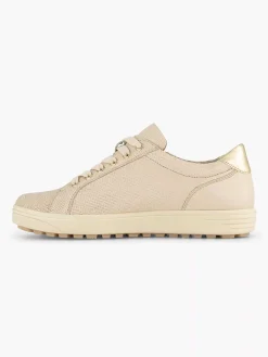 Beige Leather Sneaker