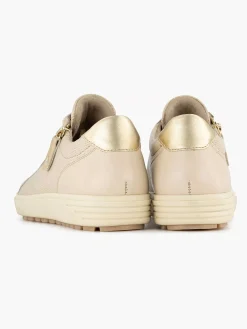 Beige Leather Sneaker