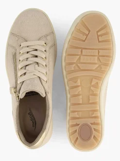 Beige Leather Sneaker