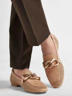 Beige Loafer Decorative Necklace