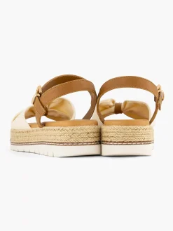 Beige Platform Sandal