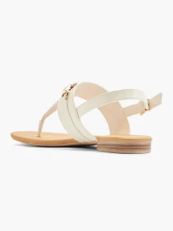 Beige Sandal Decorative Necklace