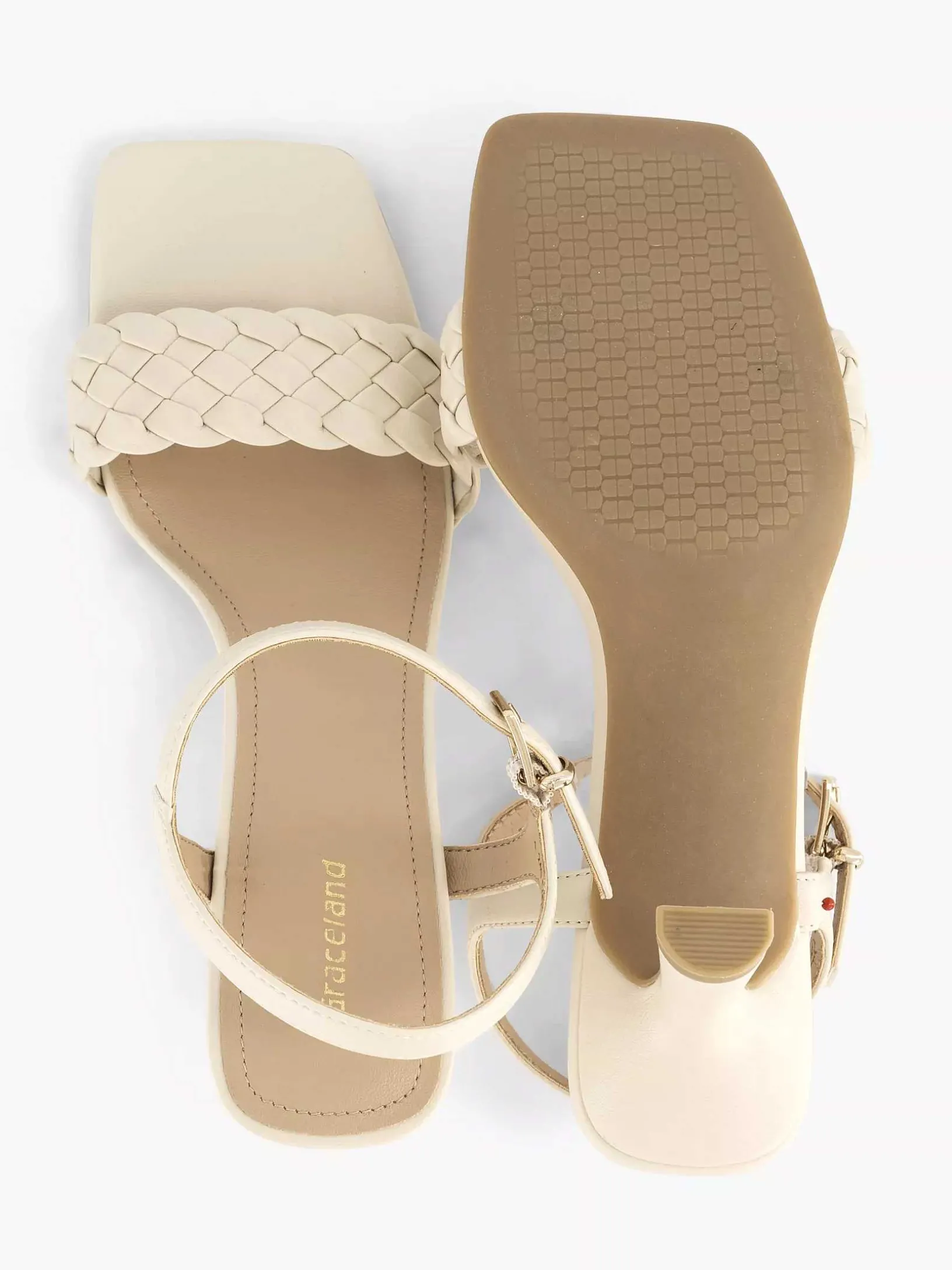 Beige Sandalette Fought