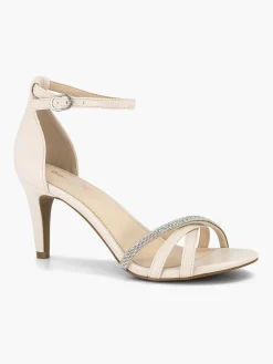 Beige Sandalette Stones