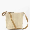 Beige Shoulder Bag Braided