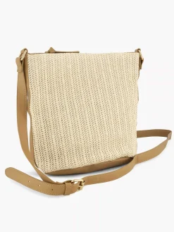 Beige Shoulder Bag Braided