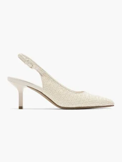 Beige Slingback Pump