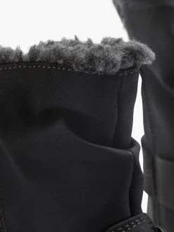 Black Ankle Boot Warmly Lined