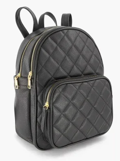 Black Backpack Quilted