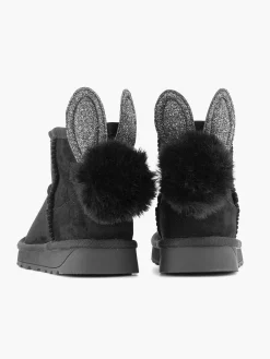 Black Boat Rabbit Lined