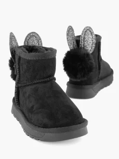 Black Boat Rabbit Lined