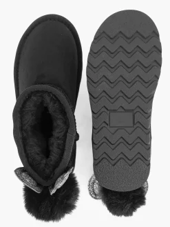 Black Boat Rabbit Lined