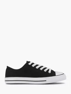 Black Canvas Sneaker