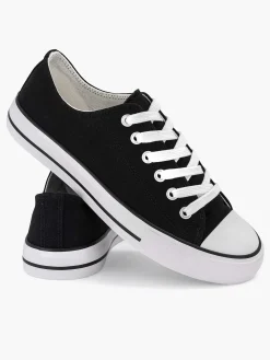 Black Canvas Sneaker