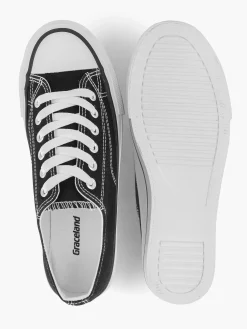 Black Canvas Sneaker