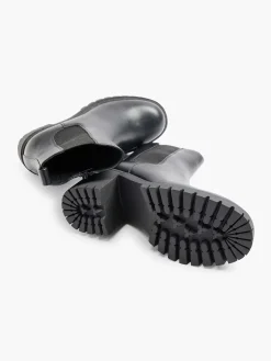 Black Chelsea Boot Heel