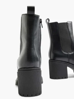 Black Chelsea Boot Heel