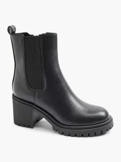 Black Chelsea Boot Heel