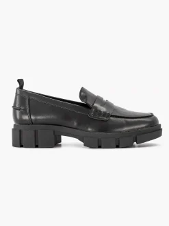 Black Chunky Loafer