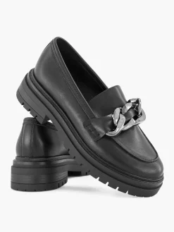 Black Chunky Loafer Decorative Necklace