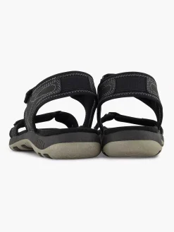 Black Comfort Sandal
