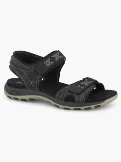 Black Comfort Sandal