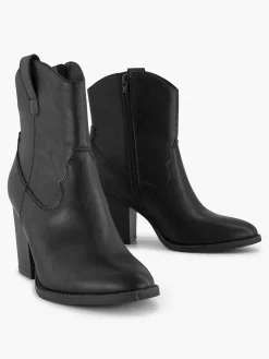 Black Cowboy Boot Heel