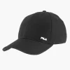 Black Fila Metal Charm Cap