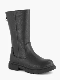 Black High Boot Zipper