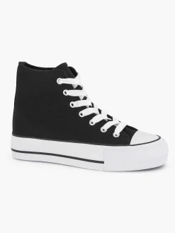 Black High Canvas Sneaker