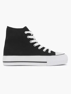 Black High Canvas Sneaker