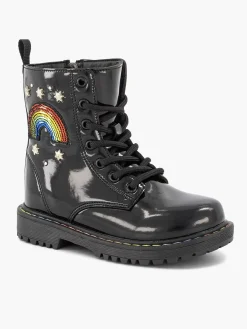 Black Lace Boot Rainbow