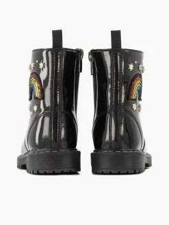 Black Lace Boot Rainbow